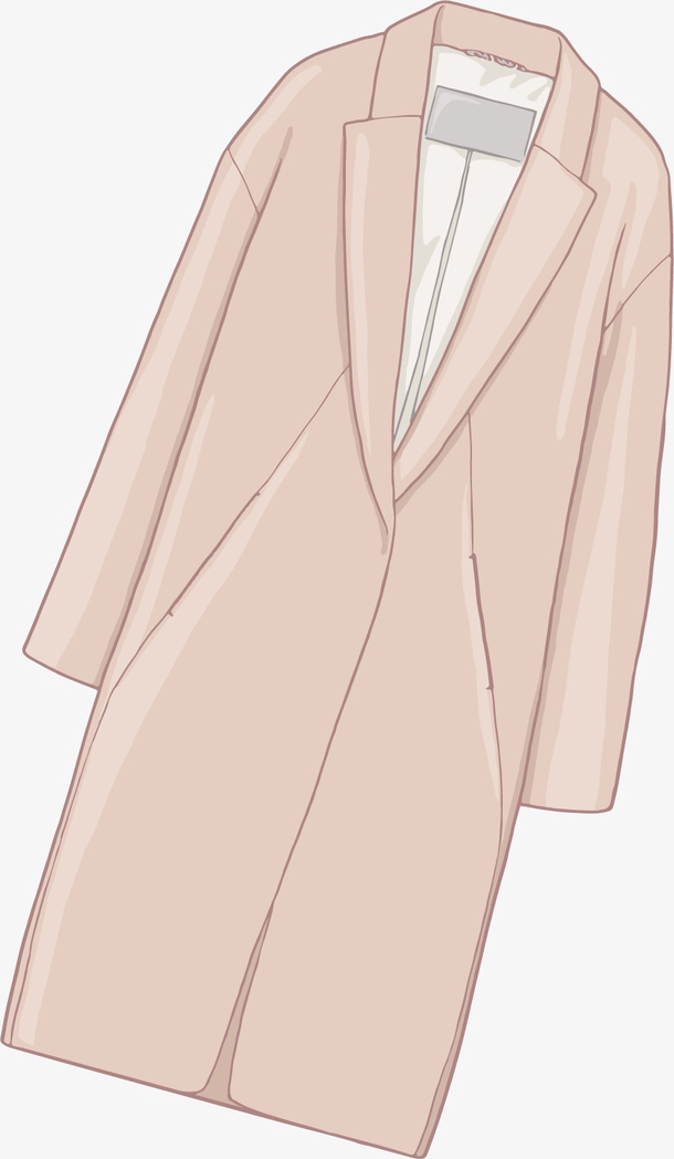 关键词 : 服装设计,女士大衣,卡通插图,创意卡通,插图,png图下载,png