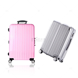 简约大气旅行拉杆箱素材