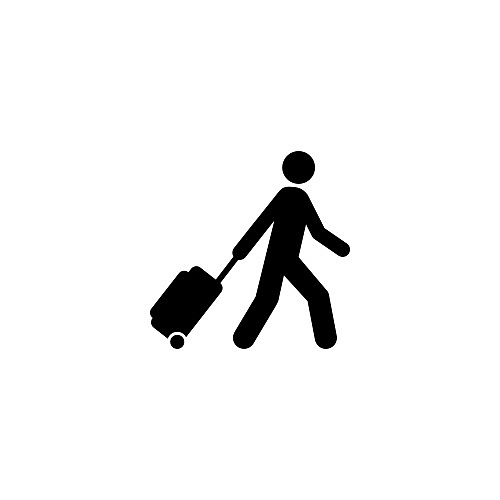 旅人行李箱png icon素材