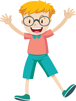 蹦跳的人近视镜片下载