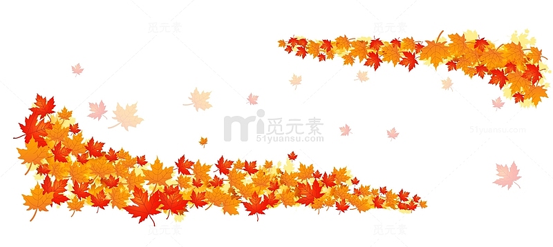 秋季枫叶矢量图