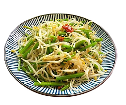 家常炒菜炒黄豆芽