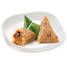 彩色质感装饰粽子设计图