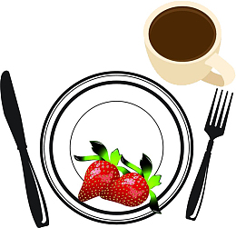 装着水果的盘子