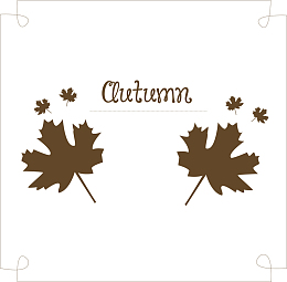 矢量艺术植物框架