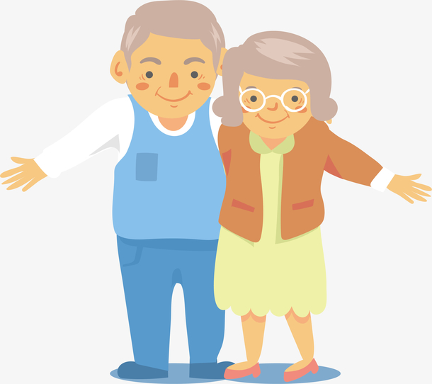 关键词 : 矢量png,老夫妻,老两口,相互搀扶,相伴一生,幸福万年[声明]