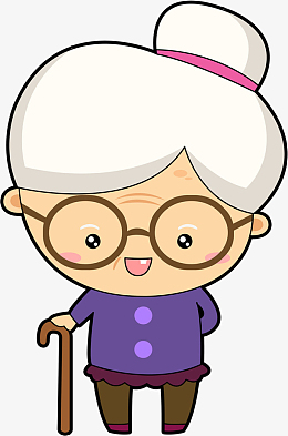 拿着扇子的古装老婆婆免抠素材免费下载_觅元素51yuansu.com