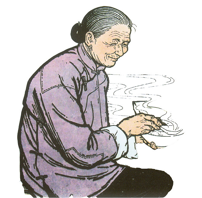 慈祥的母亲形象