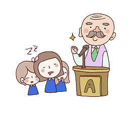 演讲的老头