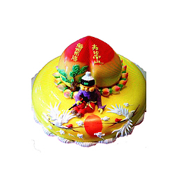 红色寿桃