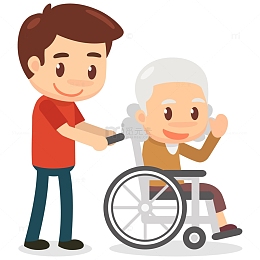 父亲和儿子矢量插画