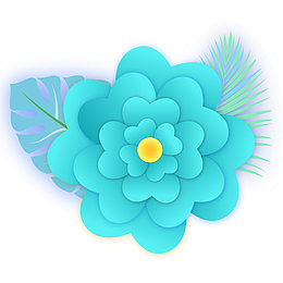 矢量微立体新式雕花元素