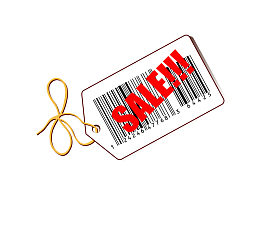 英文字母图案的商品吊牌