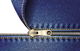 卷角的牛仔拉链