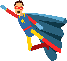 飞起来的超级英雄