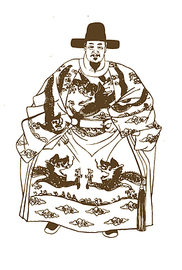 手绘明代官吏服饰
