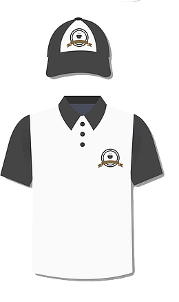 黑色的咖啡店服务员服装