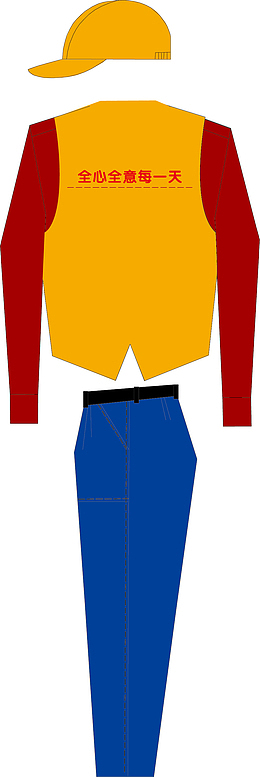 快递员服装素材