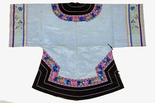 古代女子png刺绣女子古风立绘png清代服饰绿色旗装png清代女子绣花