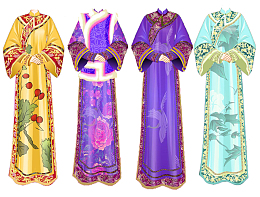 古装清宫服装元素