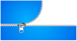 矢量拉链素材图