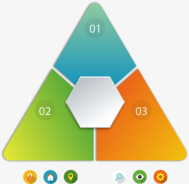 矢量ppt三角形