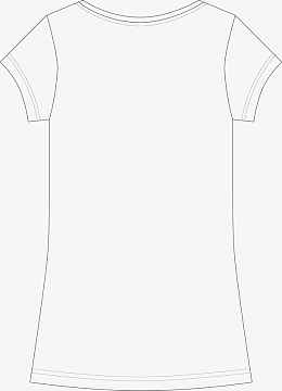 短袖服装矢量素材图