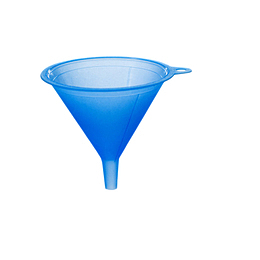 蓝色立体漏斗实物