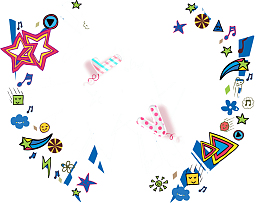 卡通手绘小图标png