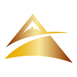 金属质感三角形装饰透明png