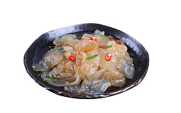 新鲜凉拌海蜇素材
