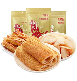 百草味手撕鱿鱼条鱿鱼片儿