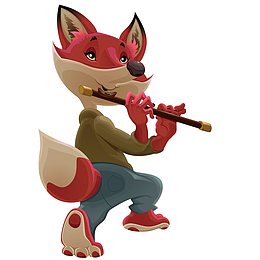 矢量狐狸先生