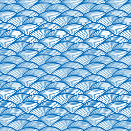 夏日海洋矢量插图