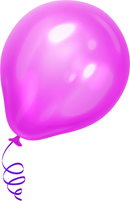 世界海洋日美丽紫色气球