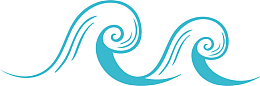 世界海洋日手绘海浪