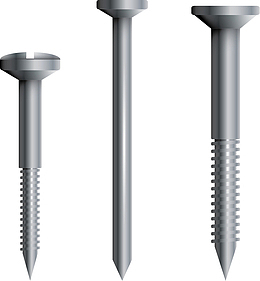 尖锐的镀锡螺丝钉配件