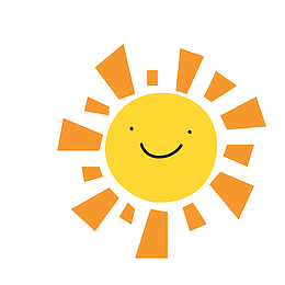 黄色太阳发光元素