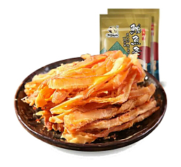 美味休闲零食儿鱿鱼条儿