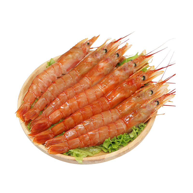 新鲜营养海虾素材