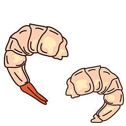 白肉龙虾虾尾海鲜