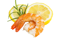 美味熟美食红虾仁免抠图