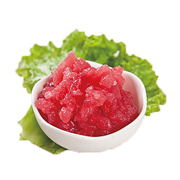 产品实物肉泥金枪鱼刺身