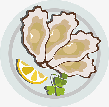 美味节日海鲜生蚝