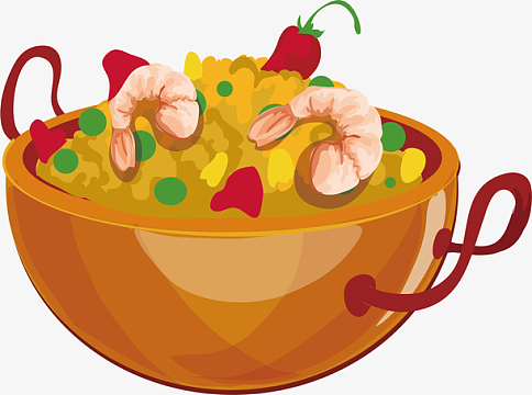 x800)png卡通鲜虾炒饭装饰插画设计(1043x1043)共113个作品国风边框11