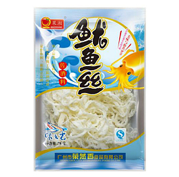 白色佐酒料鱿鱼丝