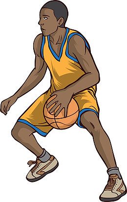 NBA打蓝球的男人