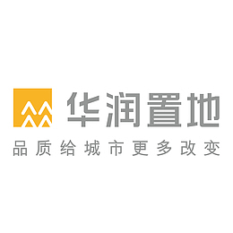 灰色华润置地logo标志