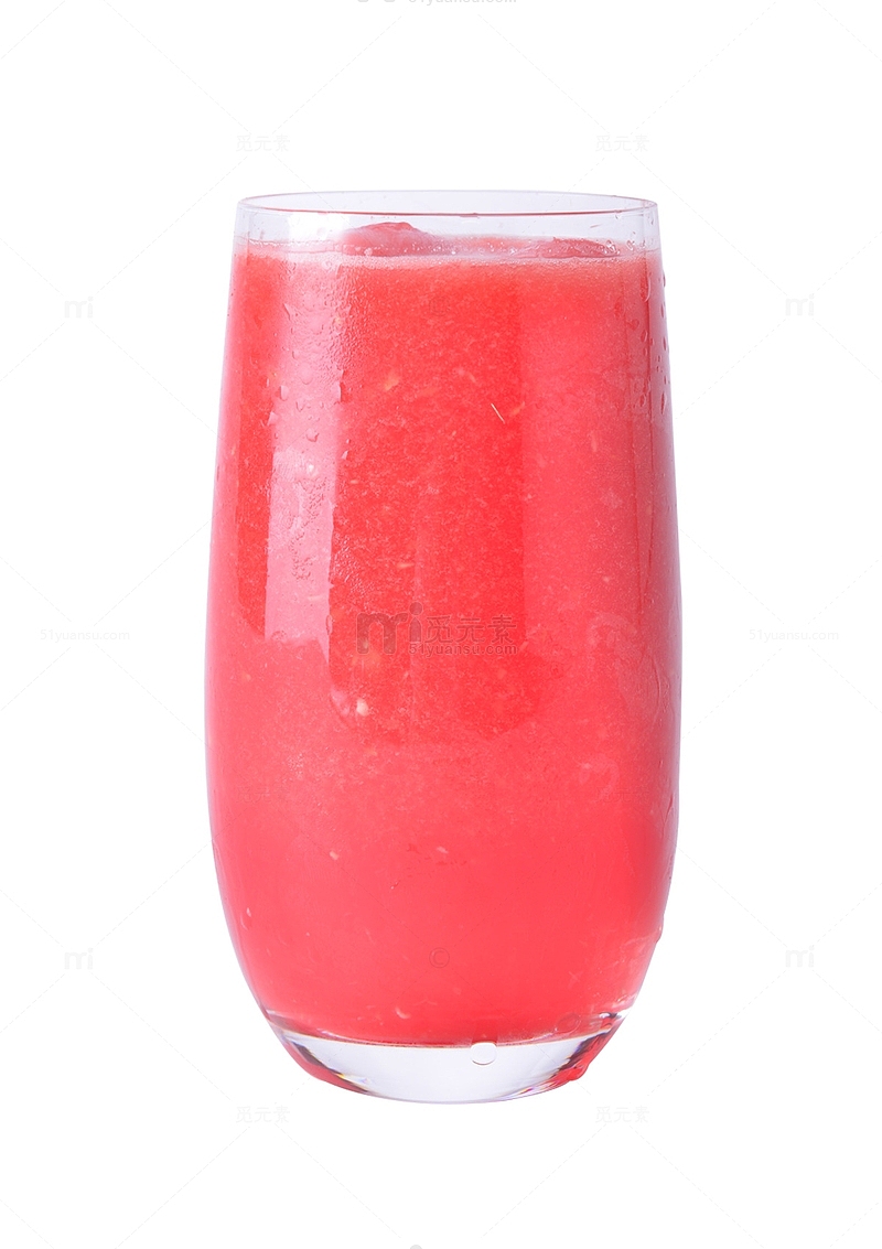 粉红色的西瓜汁实物