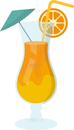 矢量水果果汁素材图